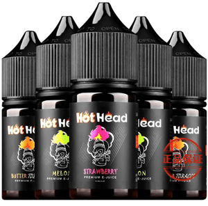 【27款口味推薦】美國原裝進口Hot Head暴脾氣電子煙煙油|30ml/38mg小煙油