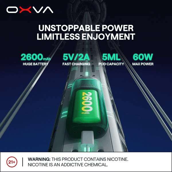 OXVA VPRIME至尊雙模式大小煙電子煙主機推薦