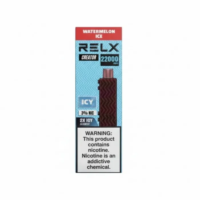 RELX 拋棄式22000口-relx積木-西瓜冰
